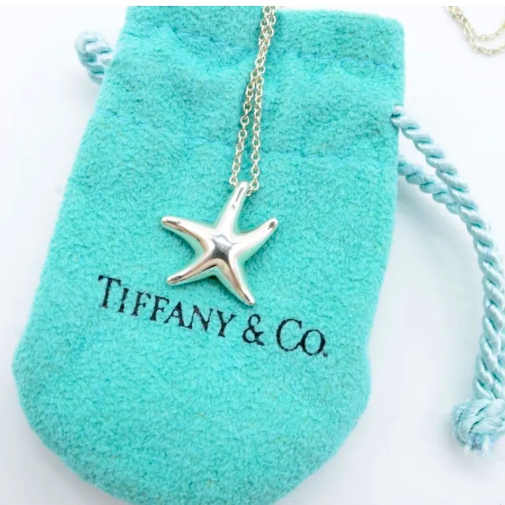 Tiffany Starfish Luxury Necklace 16inches Sterling Silver